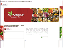 Tablet Screenshot of almaroufco.com